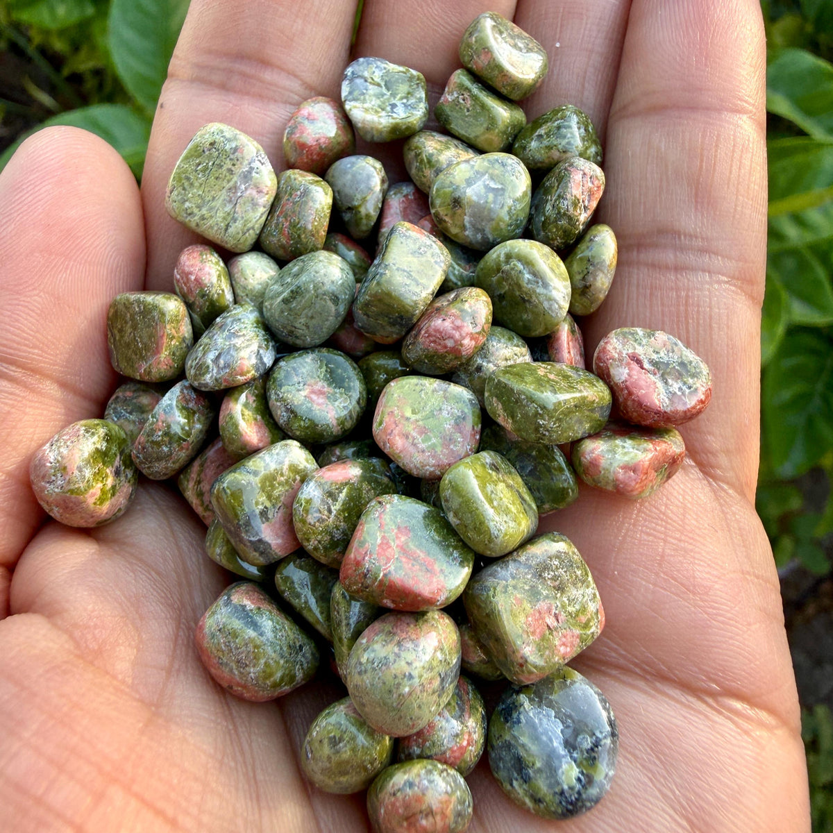 Unakite Chips – Chipped Unakite | Natural Unakite Stone Chips | Raw Unakite Chips | Rough Unakite Chips | Pink Green Unakite Chips