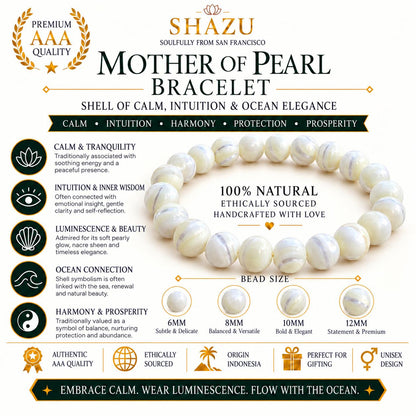 Mother of Pearl Bracelet — Gentle Glow