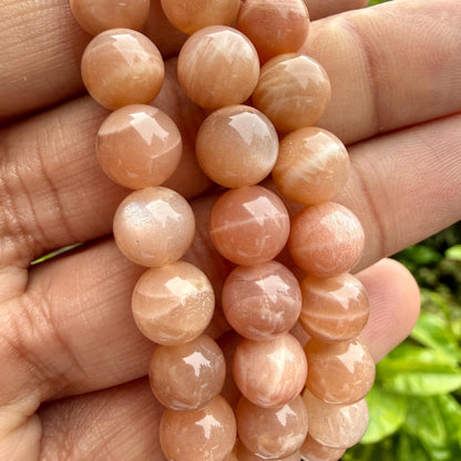 Peach Moonstone Bracelet — Quiet Intuition