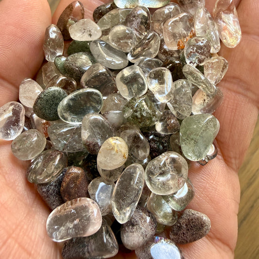 Phantom Quartz Chips – Chipped Phantom Quartz | Natural Phantom Quartz Stone Chips | Raw Phantom Quartz Chips | Rough Phantom Quartz Chips