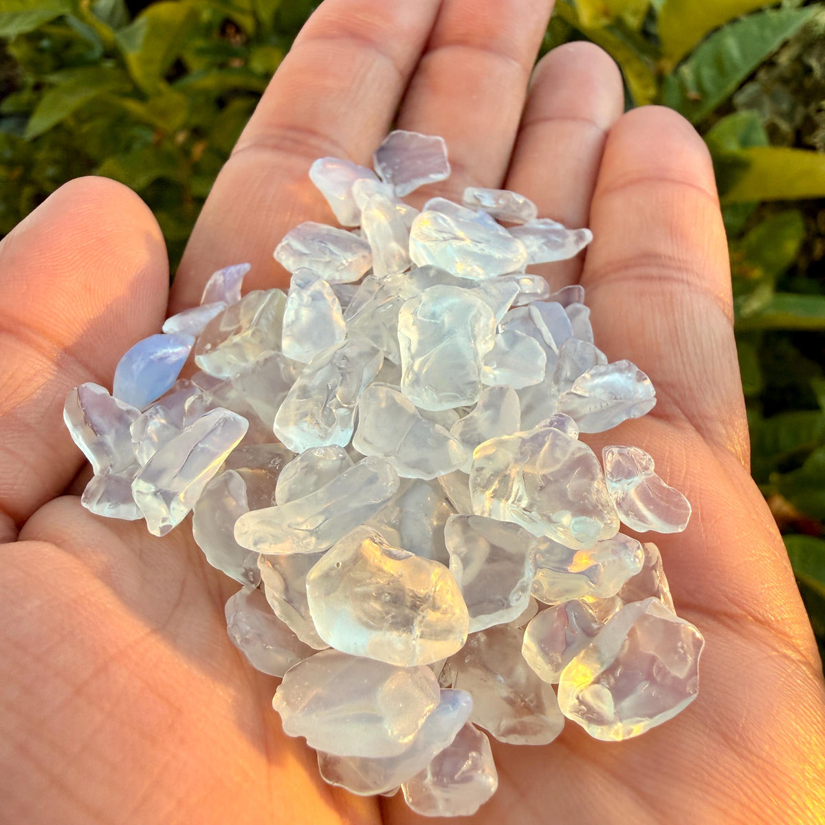 Opalite Chips – Chipped Opalite | Iridescent Opalite Glass Chips | Loose Opalite Chips | Rough Opalite Chips | Opalescent Glass Chips