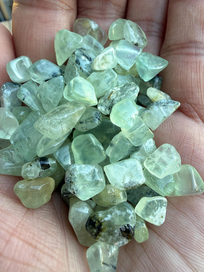 Prehnite Chips – Prehnite Crystal Chips | Chipped Prehnite | Natural Green Prehnite Stone Chips | Raw Prehnite Chips | Rough Prehnite Chips