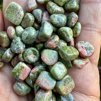 Unakite Chips – Chipped Unakite | Natural Unakite Stone Chips | Raw Unakite Chips | Rough Unakite Chips | Pink Green Unakite Chips