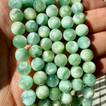 Green Moonstone Bracelet — Quiet Intuition