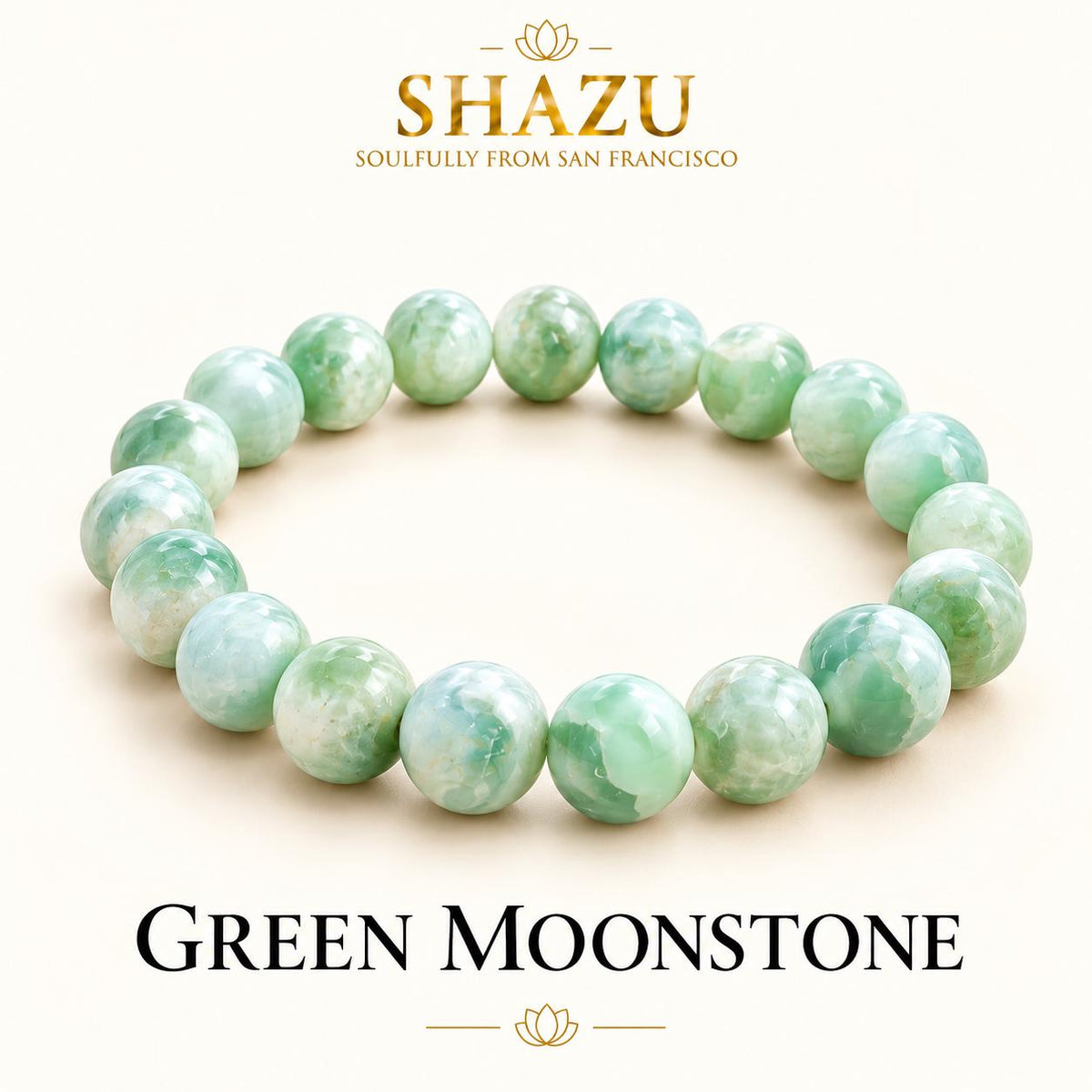 Green Moonstone Bracelet — Quiet Intuition