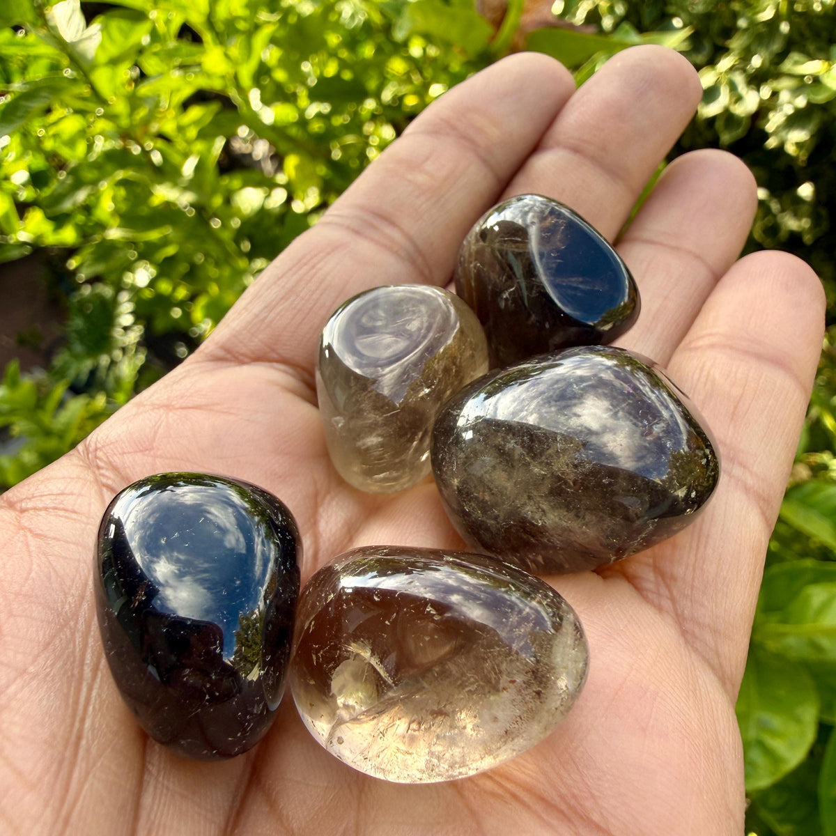 Smoky Quartz Tumbled Stone — Grounding & Calm