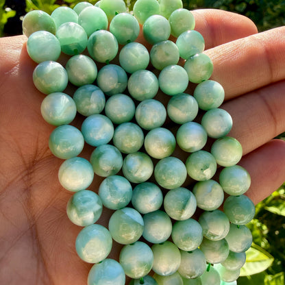 Green Moonstone Bracelet — Quiet Intuition