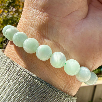 Green Moonstone Bracelet — Quiet Intuition