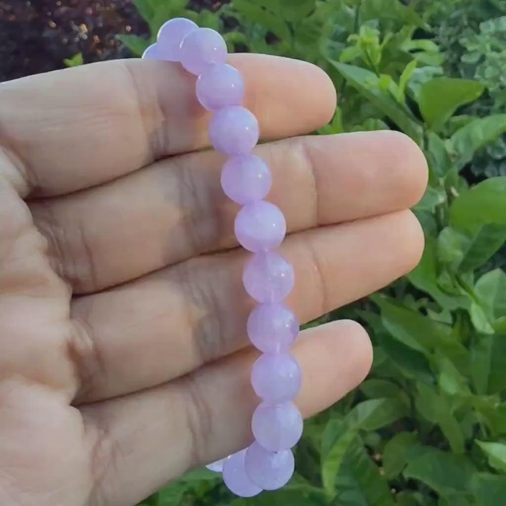 Lavender Quartz Bracelet — Calm & Rest