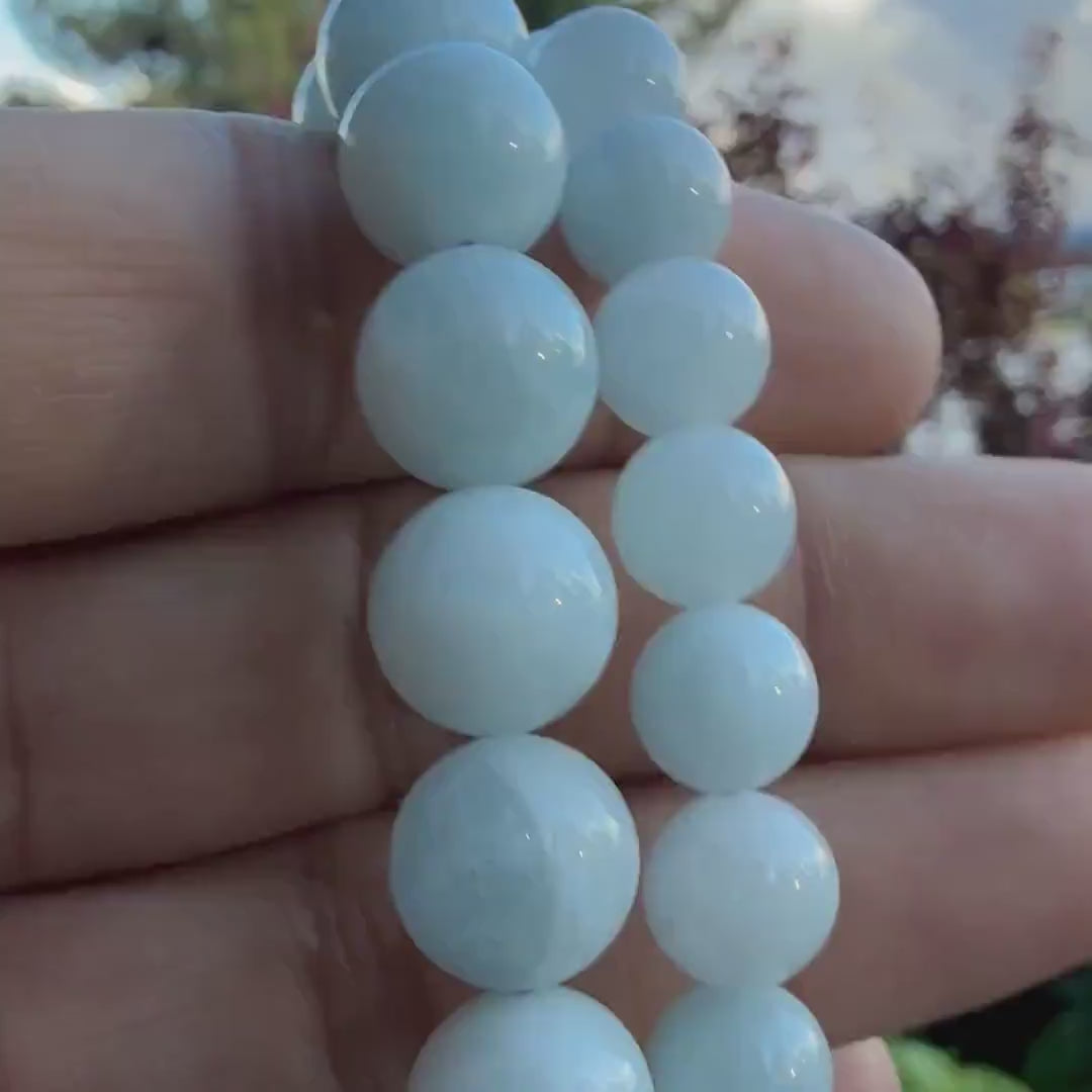 Aquamarine Bracelet — Calm & Clear Voice