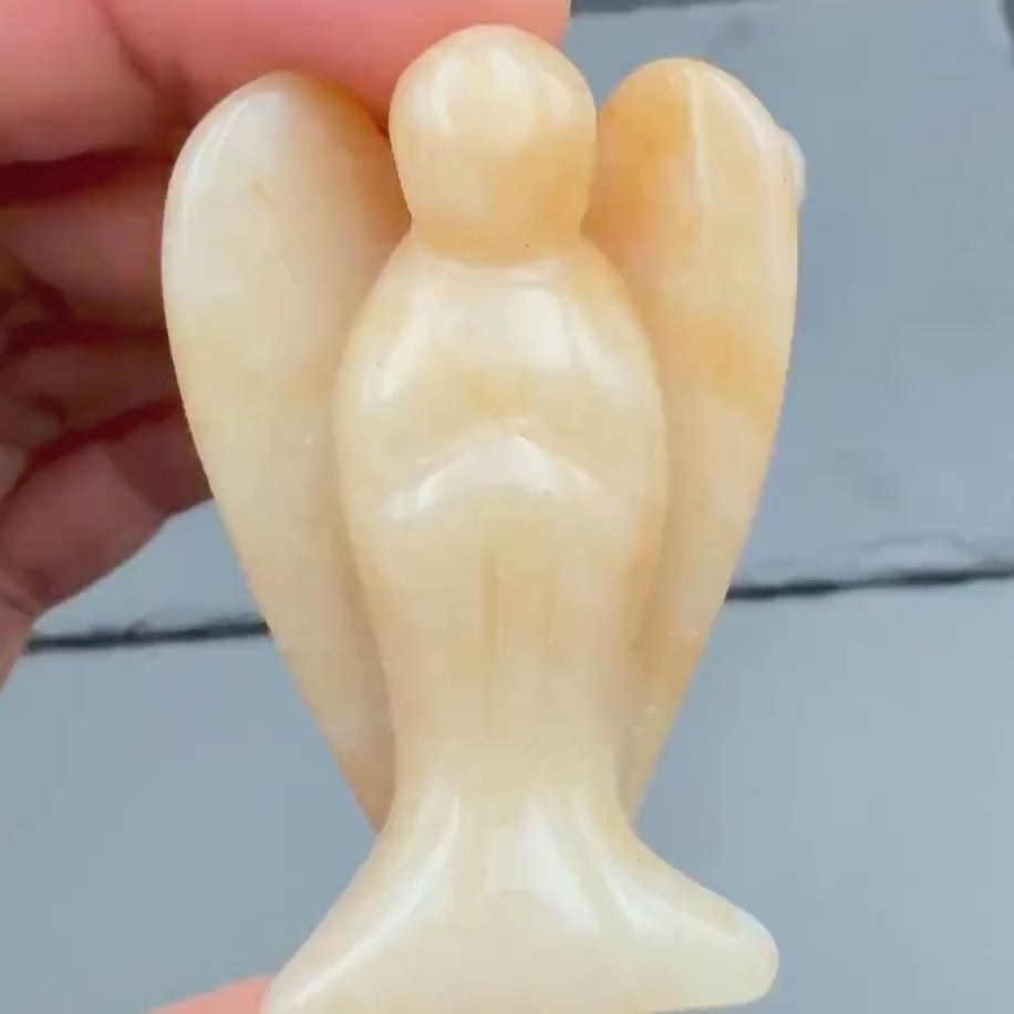 Yellow Jade Angel — Harmony & Balance