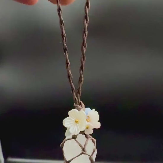Clear Quartz Bag Charm — Clarity & Light