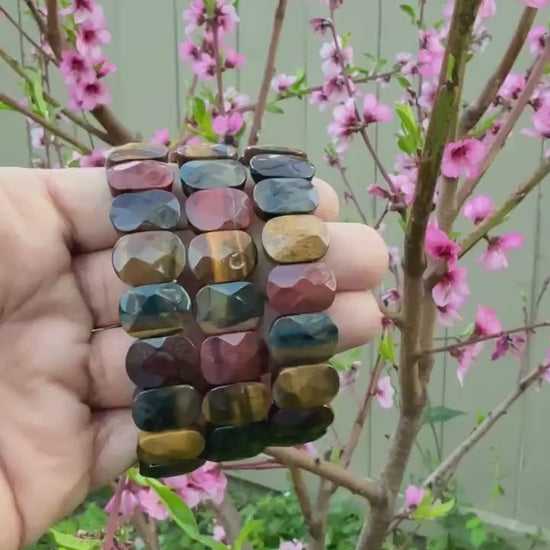 Multi Color Tiger Eye Bracelet — Grounded Confidence