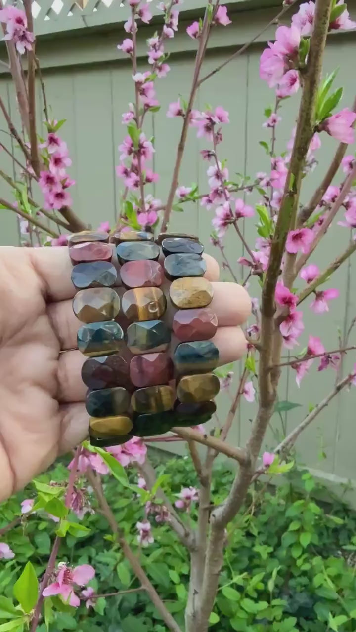 Multi Color Tiger Eye Bracelet — Grounded Confidence