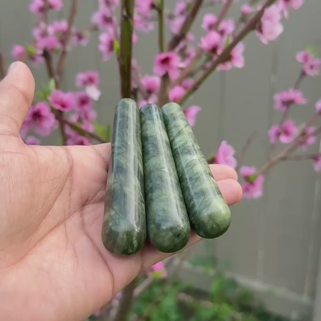 Green Jade Wand — Harmony & Balance