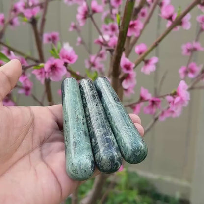 Kambaba Jasper Wand — Grounding & Balance