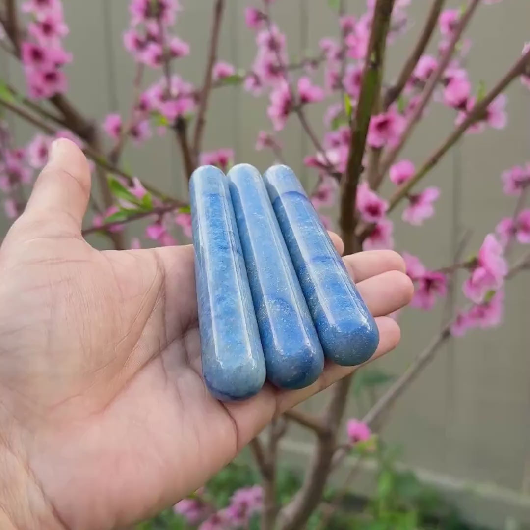 Blue Aventurine Wand — Calm & Focus