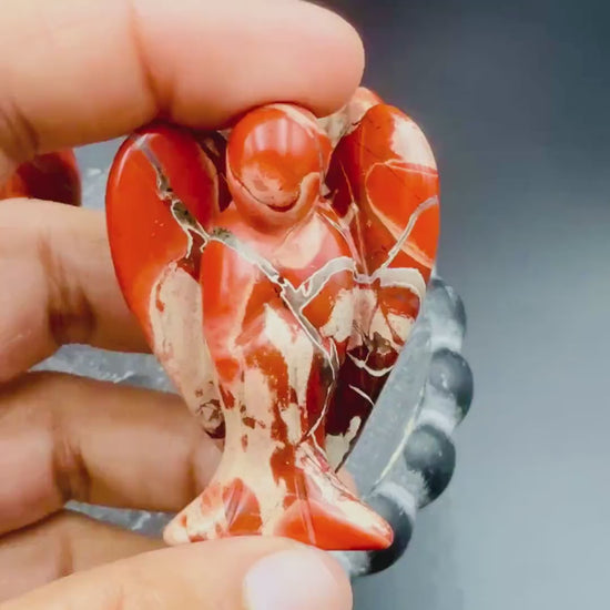 Red Jasper Angel — Courage & Strength