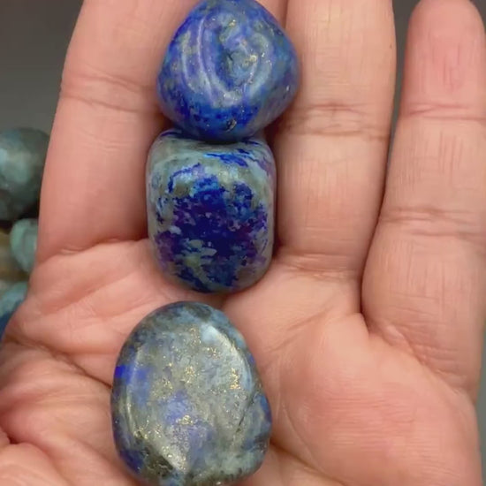 Lapis Lazuli Tumbled Stone — Wisdom & Intuition
