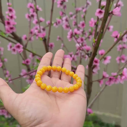 Yellow Jade Bracelet — Harmony & Balance
