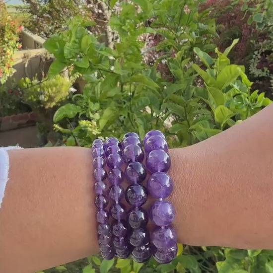 Amethyst Bracelet — Calm & Quiet Mind