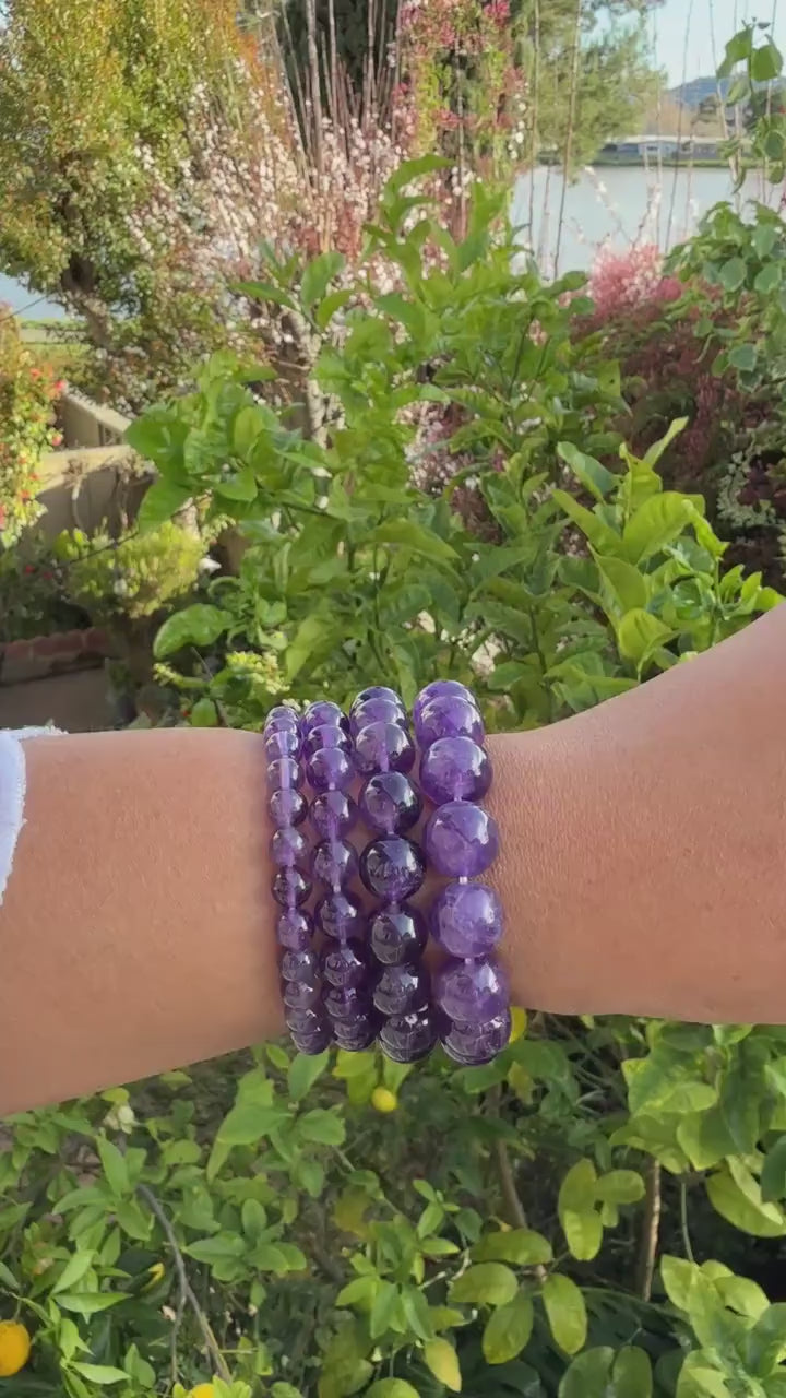 Amethyst Bracelet — Calm & Quiet Mind