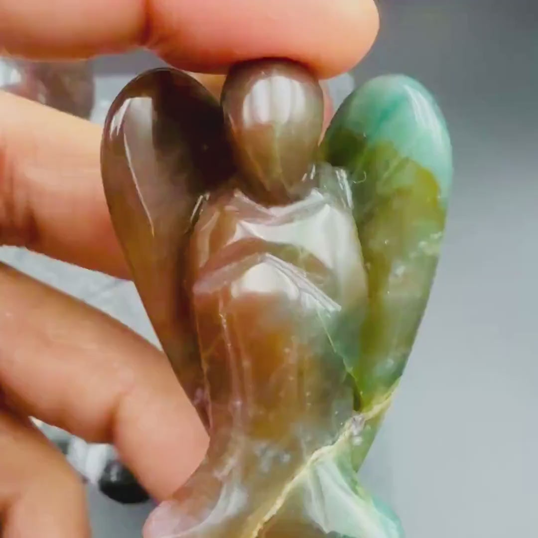 Ocean Jasper Angel — Calm & Balance