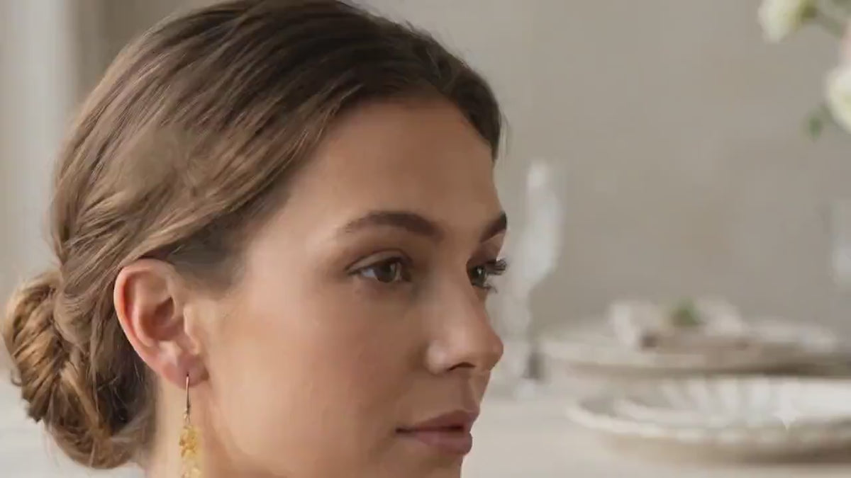 Citrine Earrings — Abundance & Joy