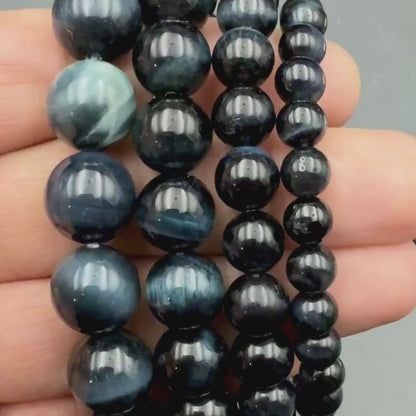 Blue Tiger Eye Bracelet — Grounded Confidence