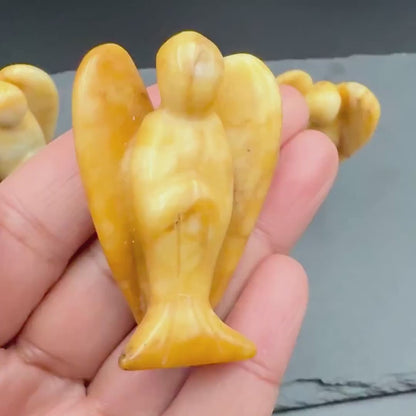 Yellow Jasper Angel — Confidence & Creativity