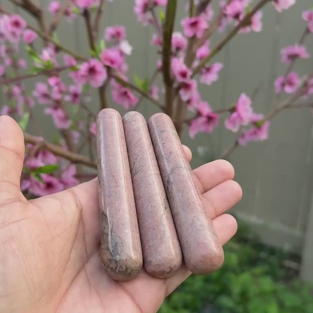 Rhodonite Wand — Love & Compassion