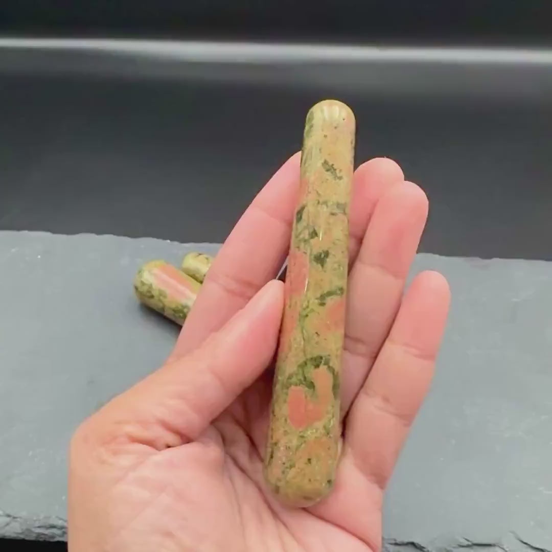 Unakite Wand — Balance & Calm