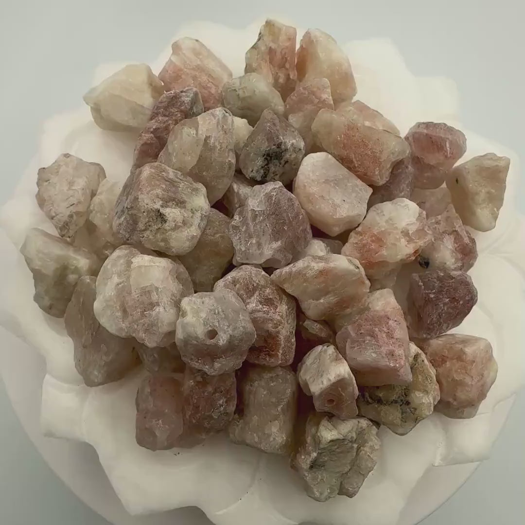 Pink Aventurine Nugget Beads — Raw, for Jewelry Making