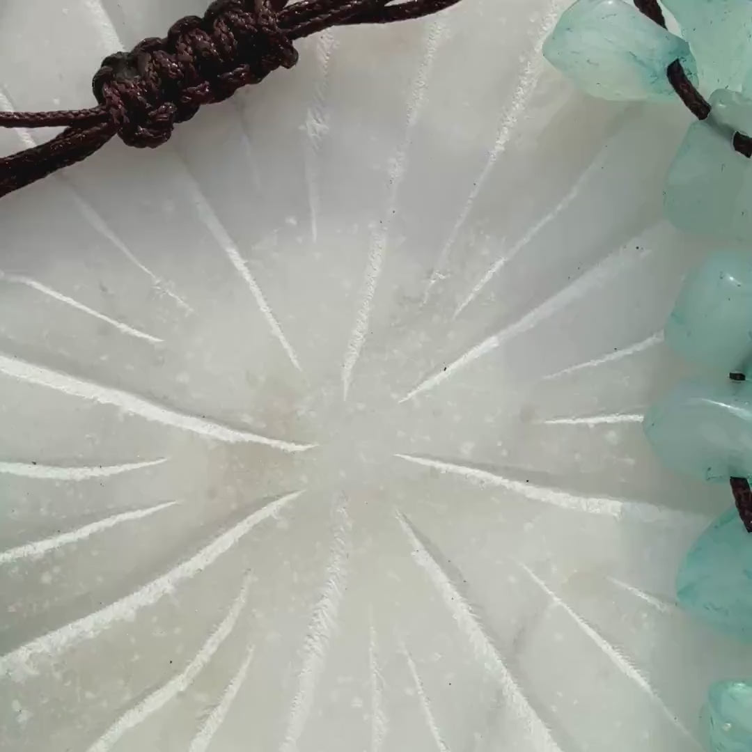Aquamarine Chip Bracelet — Calm & Clear Voice