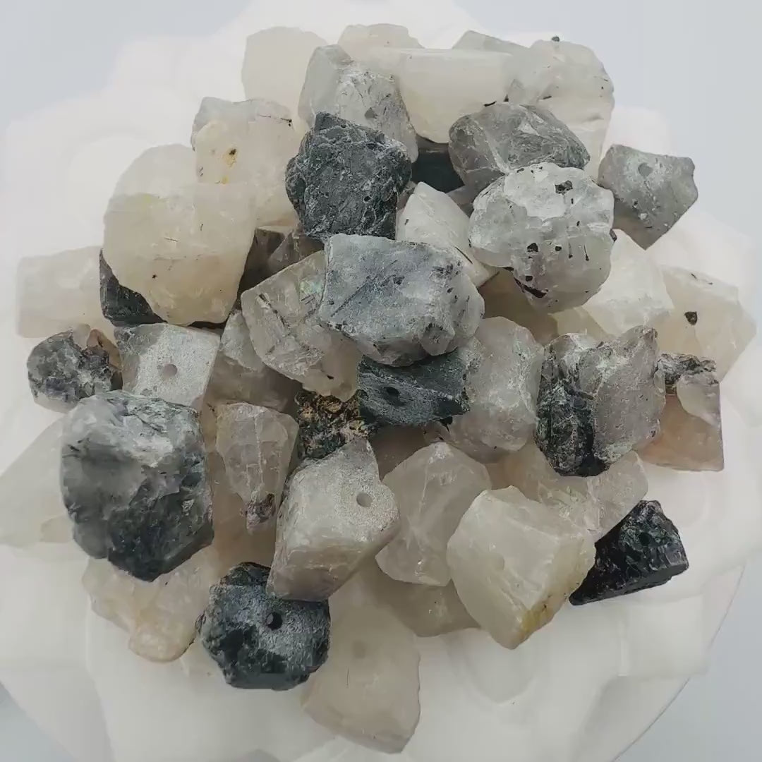 Yin Yang Nugget Beads — Raw, for Jewelry Making