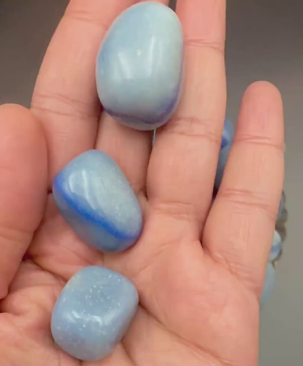 Blue Aventurine Tumbled Stone — Calm & Focus