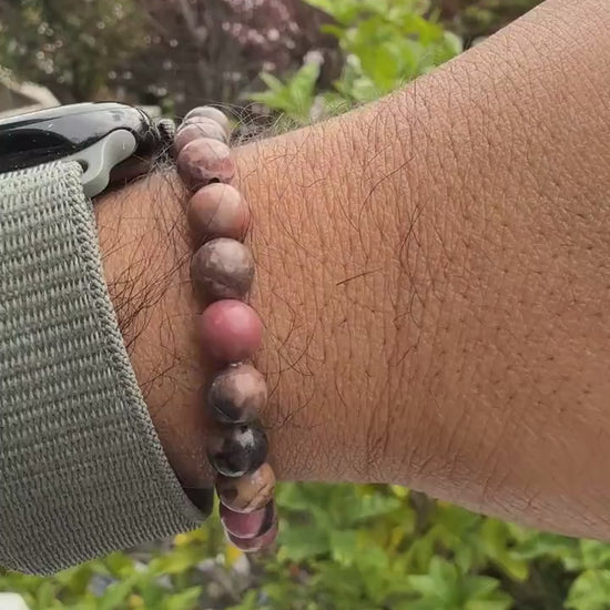 Rhodonite Bracelet — Love & Compassion