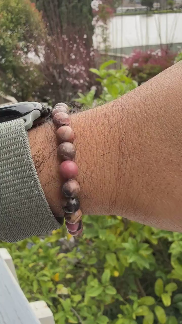 Rhodonite Bracelet — Love & Compassion