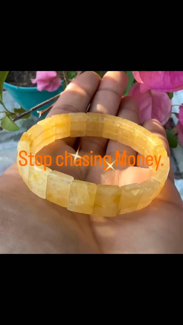 Citrine for abundance — sometimes your energy needs to shift first.