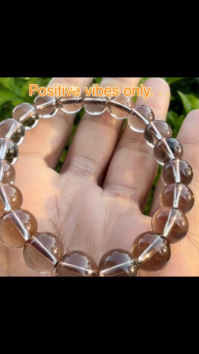 Smoky Quartz for grounding — not every day has to feel high vibe.